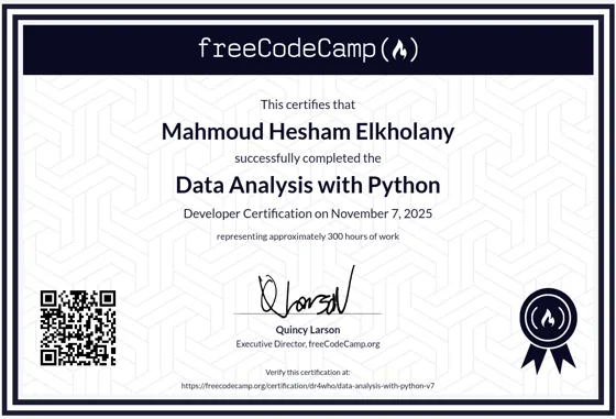 Data Analysis with Python document preview