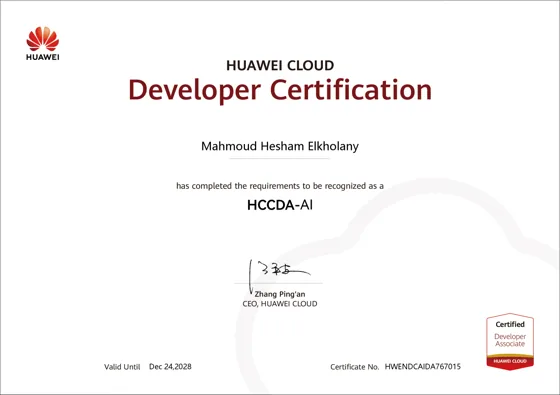 HCCDA-AI, Developer Associate document preview